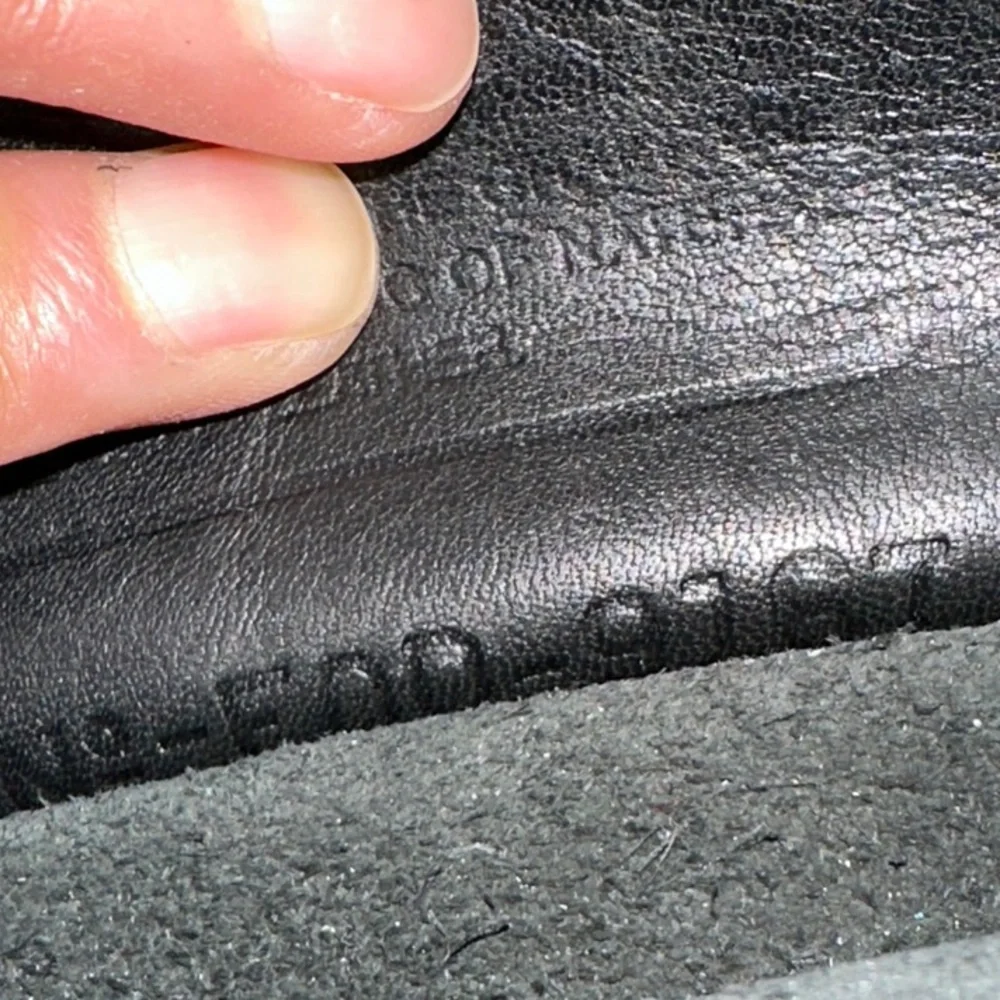 Coach Black Leather Crossbody Bag vintage N- F0D-9167 - Picture 3 of 5